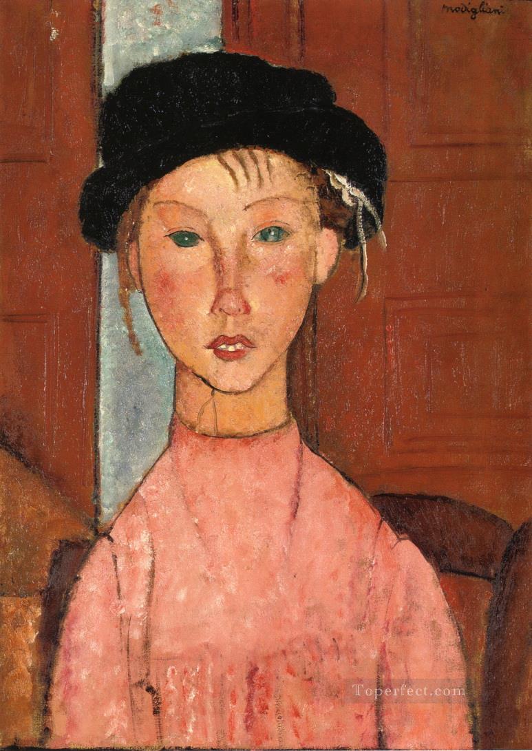 Joven con boina 1918 Amedeo Modigliani Pintura al óleo